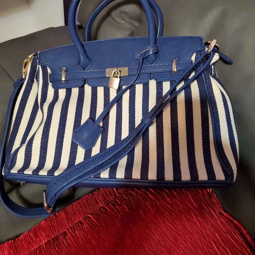 New, large JustFab tote purse.